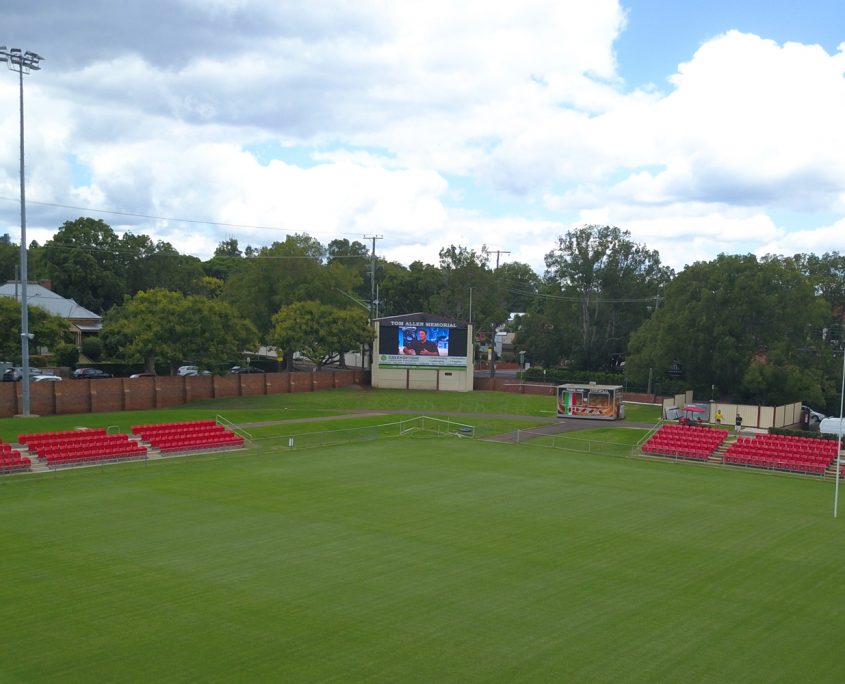 toowoombah-scoreboard-3 Toowoombah Tom Allen Memorial Oval Outdoor LED Scoreboard