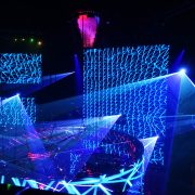 Cove_Manila_1653 Cove Manilla Festival Event Lighting Light Show LED Spot Lights with LED Screens and Curved LED Screens