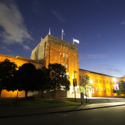 UQ University of Queensland Forgan Smith Building Facade Lighting
