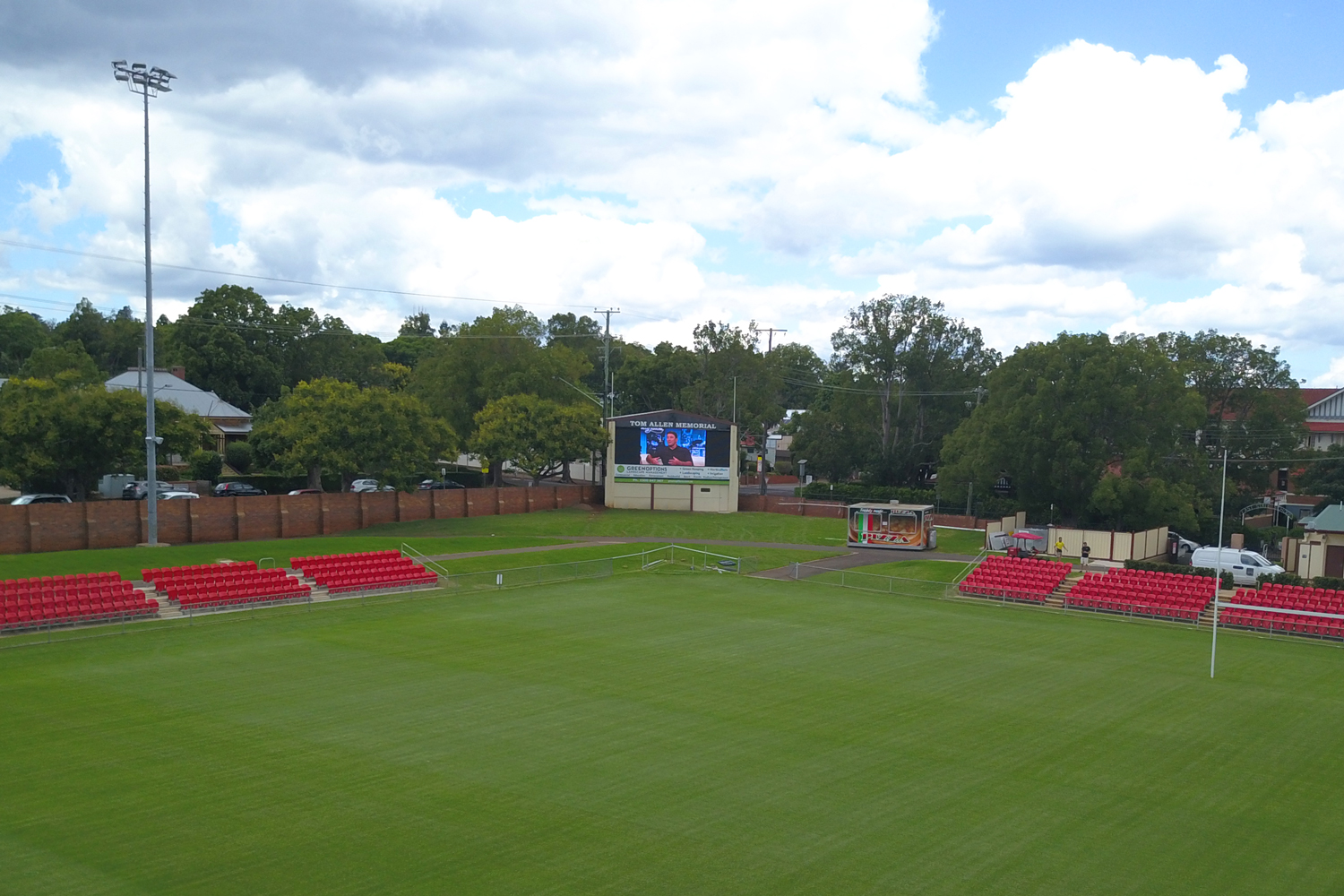 Toowoombah Tom Allen Memorial Oval Outdoor LED Scoreboard