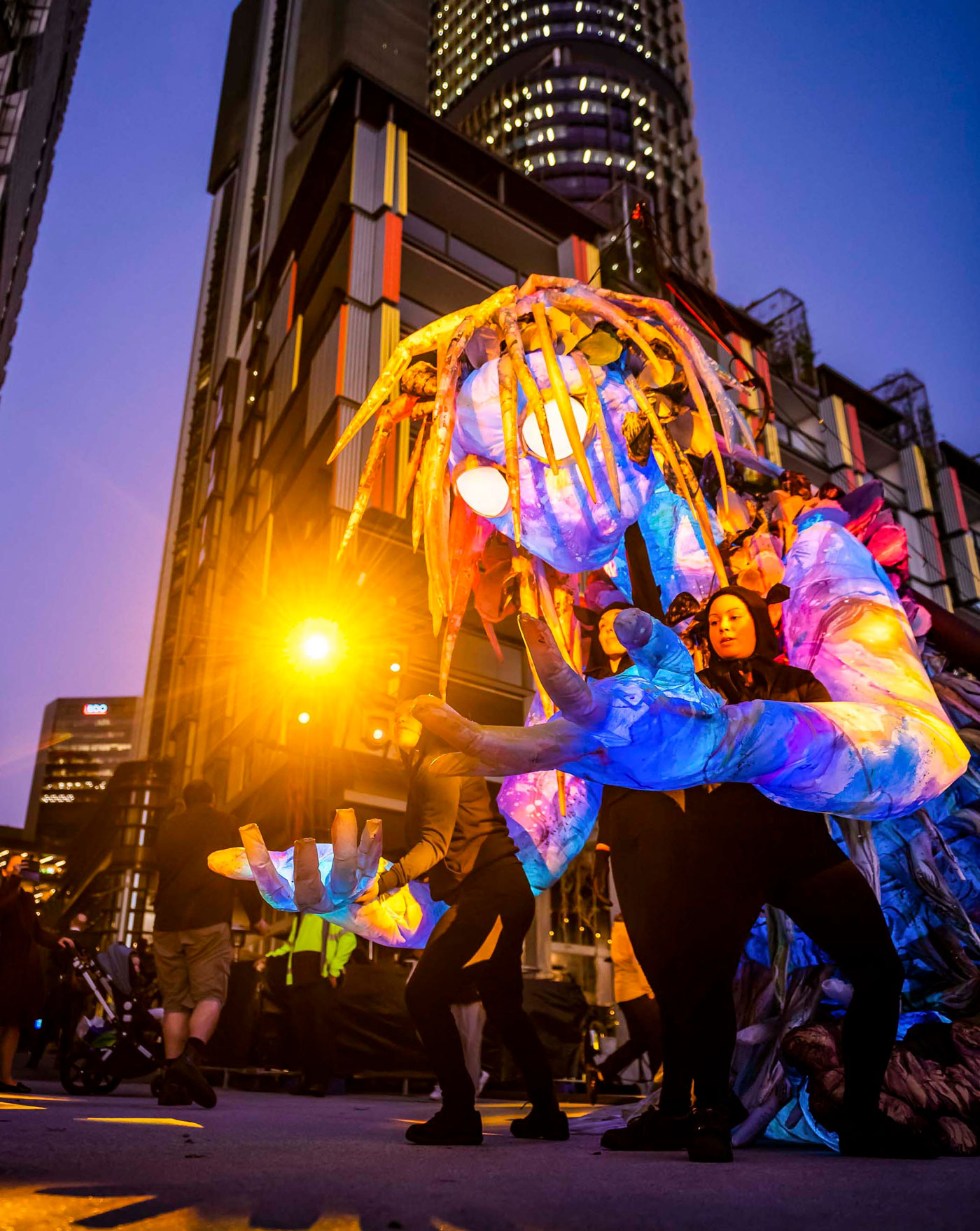 Vivid Festival Sydney The Liminal hour Lighting Display Artowrk