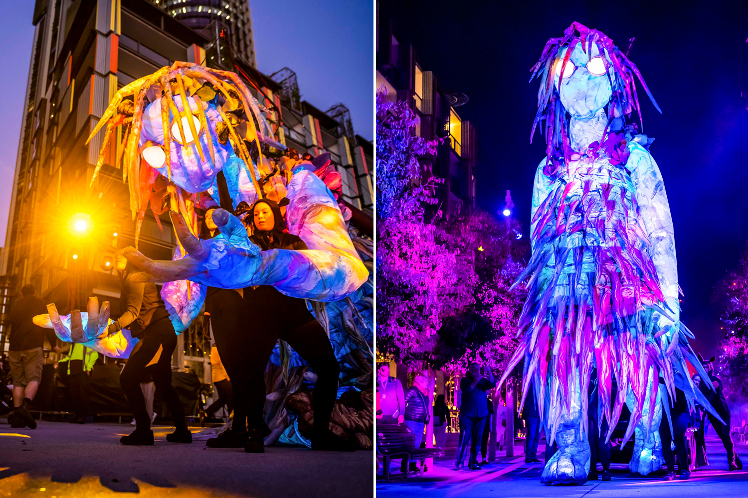 Vivid Festival Sydney The Liminal hour Lighting Display Artowrk