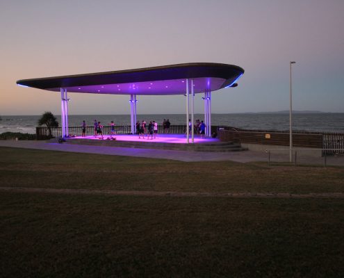 Yeppoon Beachfront Amphitheatre Theatre LED Display Lighting