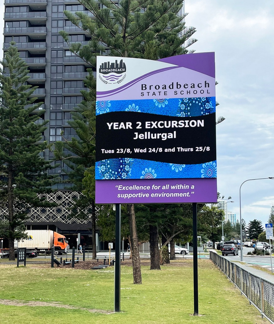 New Digital Sign for Broadbeach State School | ULA Group